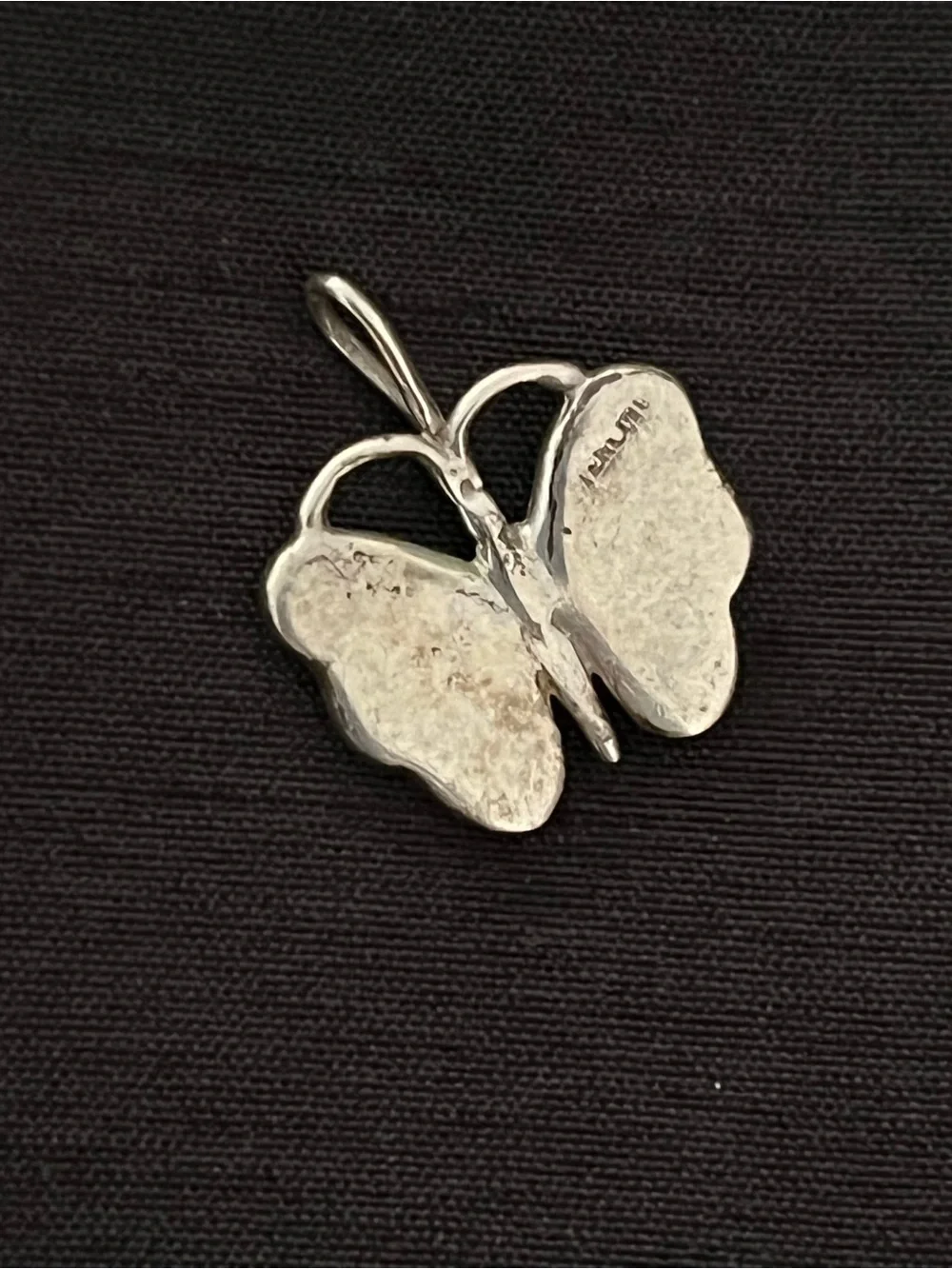 Butterfly Pendant/Charm in Turquoise and Silver